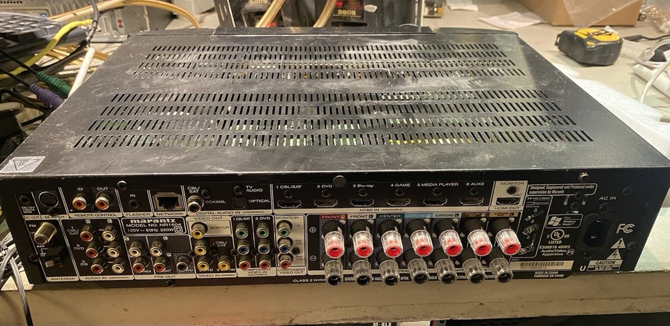 Marantz NR1604 7.1 Slimline Network AV Receiver – HDMI/AirPlay – TESTED - Image 2 of 4