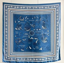 New Pure Twill Silk Scarf Bandanna animal Print Square Shawl Large Wrap 53"