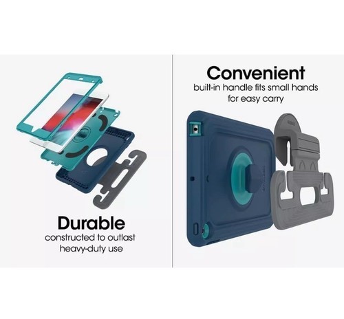 OTTERBOX Easy Grab iPad Case Head Rest Mount Tablet Holder 7 8 9 Gen 10.2" -Blue - Picture 6 of 7