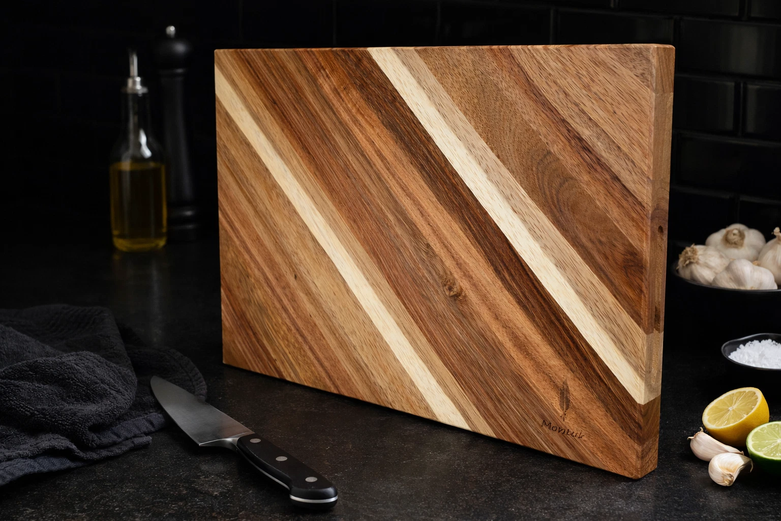 Montuk Japanese-Style Acacia Wood Cutting Board 40 × 30 × 4cm – Thick Reversible
Opens in a new wind