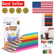 Artistic Essentials: 36 Assorted Colored Pencils for Drawings and Illustrations
