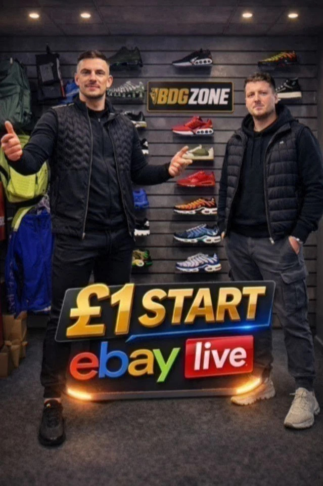 🚨£1 STARTS SNEAKERS | CLOTHING & ACCESSORIES 🤯 GIVEAWAYS🎁