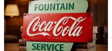 enseignes publicitaires vintage originales coke