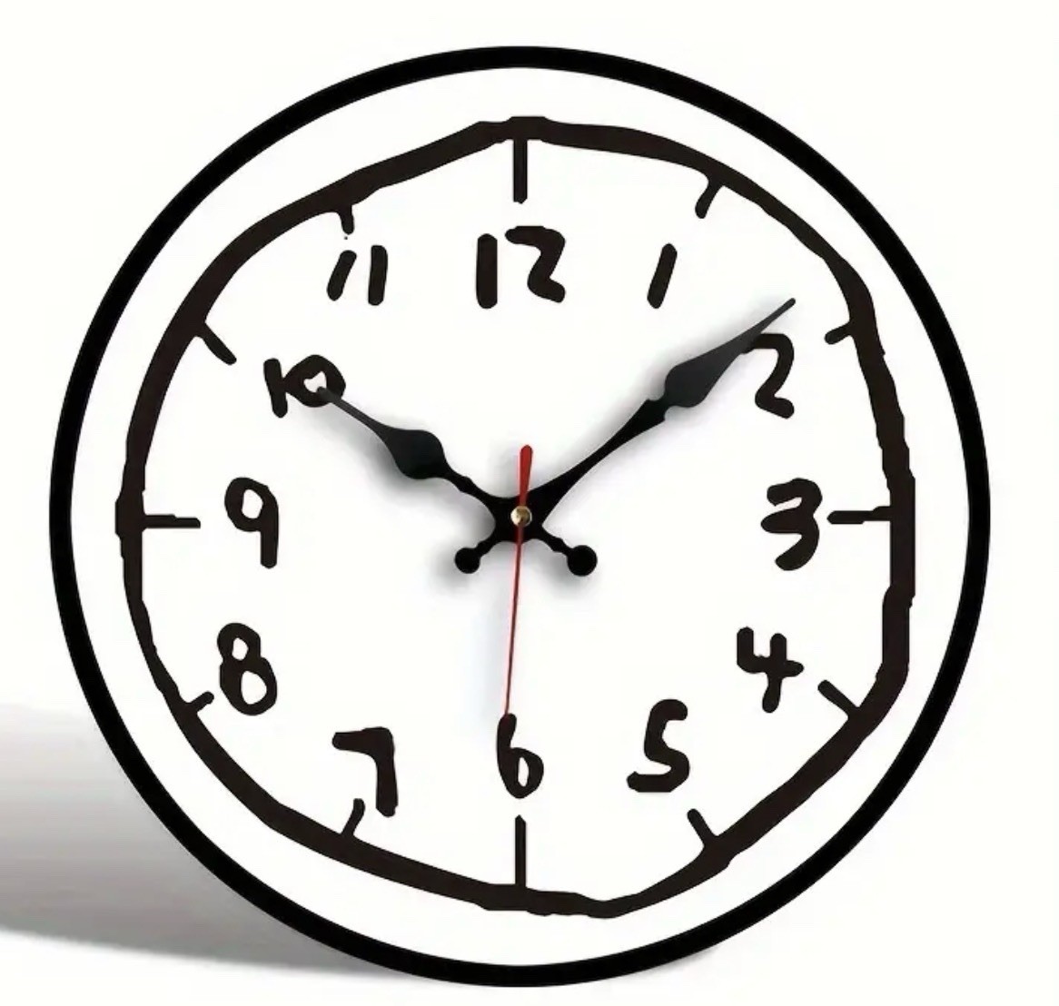 12in Cartoon Graffiti Style Whimsical Wall Clock