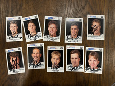 10 Hartford Whalers 1993 Autograph Cards - Pat Verbeek Andrew Cassels More