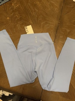 WILO The Label Base Ribbed 7/8 High Rise Leggings Sky Blue Size XS