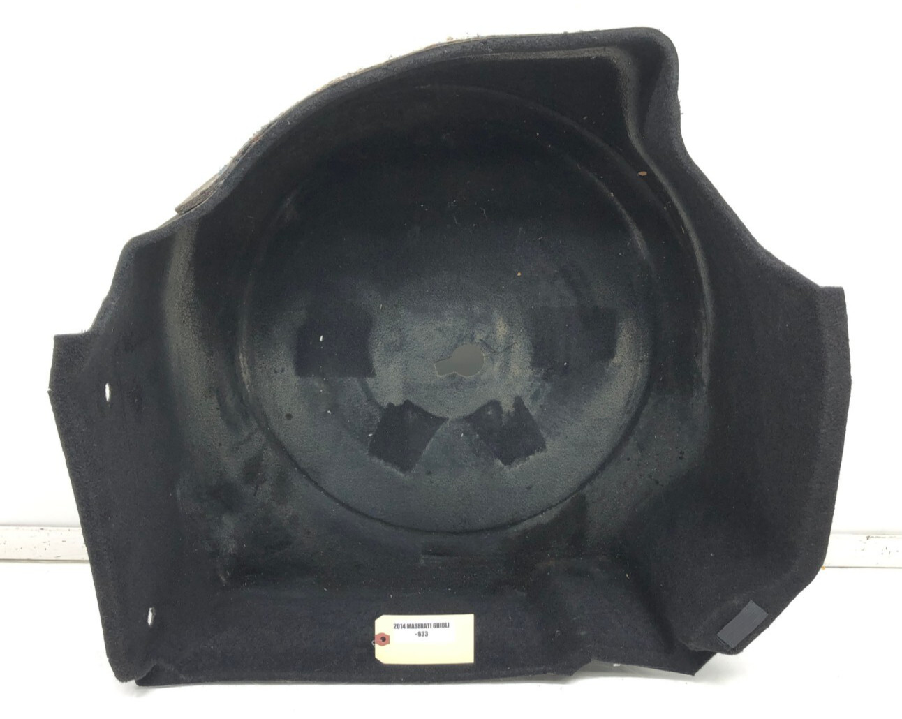 2014-2019 MASERATI GHIBLI SPARE TIRE HOUSING TUB OEM.