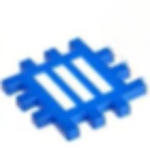 1 pc used Building Block toy, blue