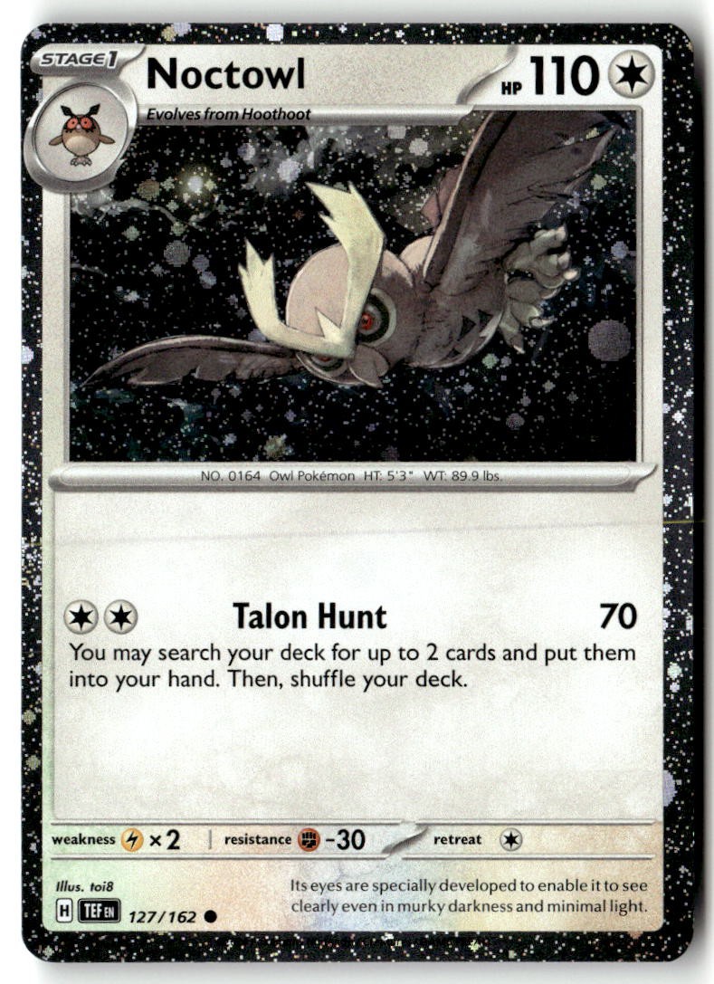 Noctowl - 127 (Cosmos Holo) 127/162 Holofoil - MCAP - PTCG - NM