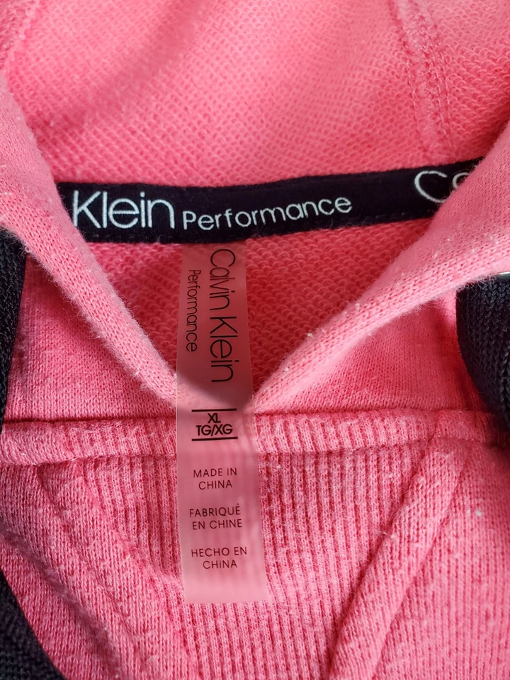 Calvin Klein Performance Hoodie Hooded Dress Short Sleeve Casual Size XL - Image 4 of 4