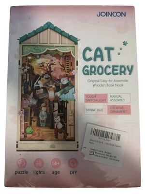 JOINCON ''Cat Grocery'' DIY Wooden Book Nook 2023 | Neu Originalverpackt in Folie 