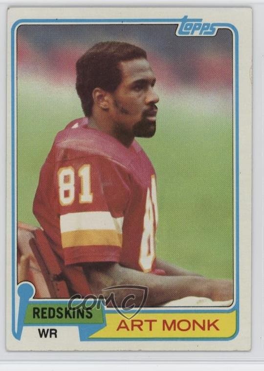 1981 Topps Art Monk #194 HOF v3r