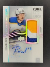 2023-24 Upper Deck Premier #AR-LR Lukas Rousek Acetate Rookie Auto Patch #/249