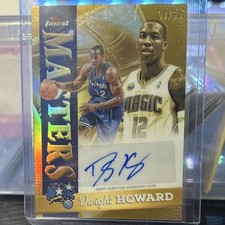 Topps 2026 Finest Masters Autographs Dwight Howard  Numbered 8 of 50 Insert