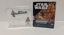 Star Wars Micro Galaxy Squadron Flitnot Speeder with Geonosian Warrior
