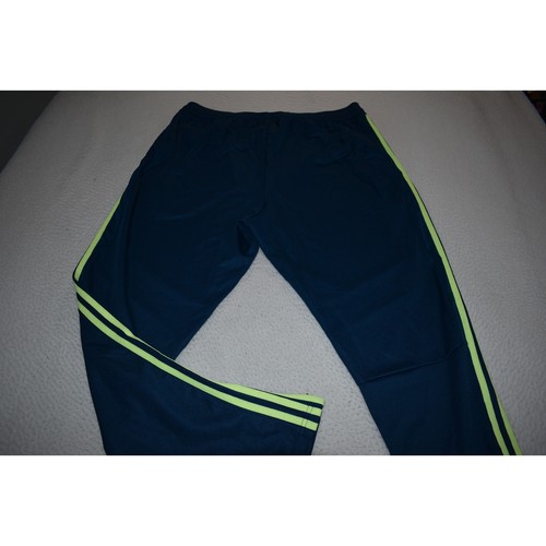 Adidas Gym Pants Joggers Mens Size XL Tapered Performance Zip Ankle Pockets - Picture 7 of 7
