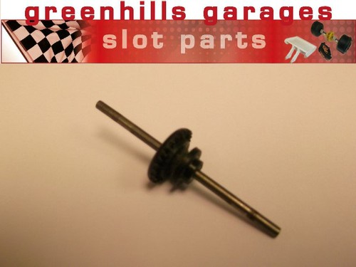 Greenhills Scalextric Porsche 962 Hinterachse & Zahnrad 51mm - gebraucht - P2842