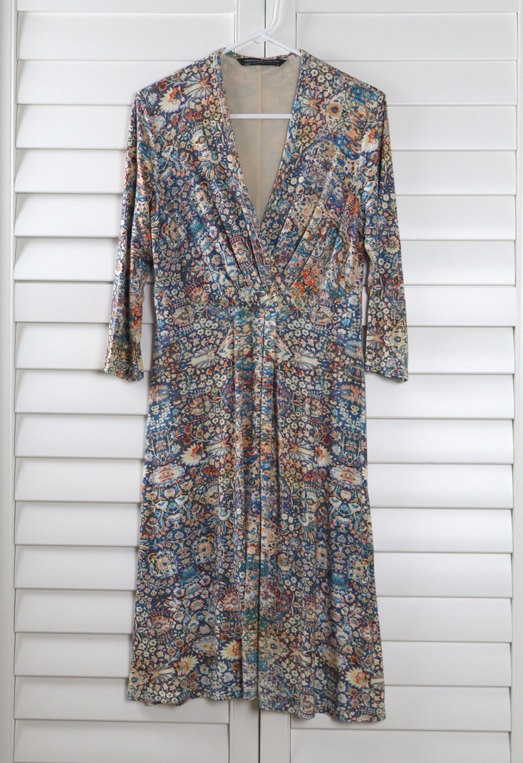 PERUVIAN CONNECTION $218 Soft Stretch Printed Sur… - image 5