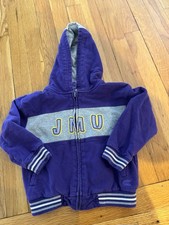 Vintage Colosseum James Madison University JMU Kids Purple Hoodie 2T Unisex zip