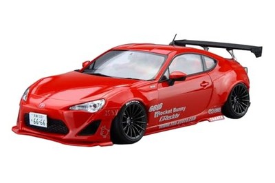 Aoshima ZN6 86 '12 GREDDY Rocket Bunny ENKEI Ver. Toyota 1/24 Plastik Modellb...