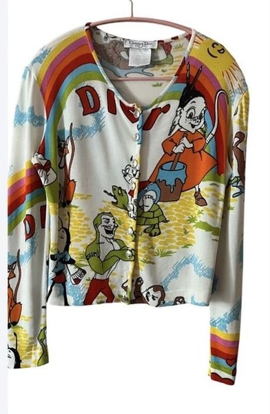 Men Dior Sweater Multicolor 36