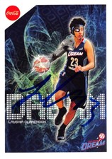 Layshia Clarendon autographed Basketball Card (Atlanta Dream) 2016 Coca Cola #23