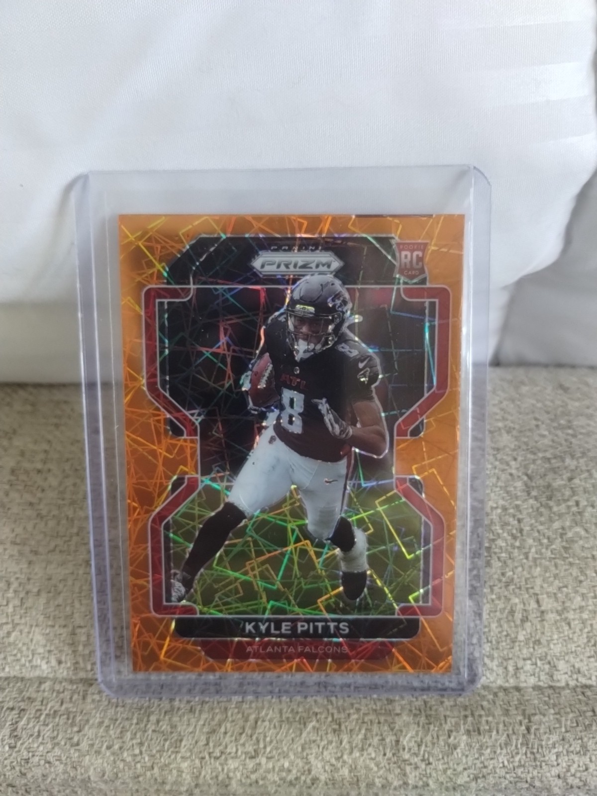 2021 Panini Prizm - Rookie Kyle Pitts #341 Lazer Prizm (RC)