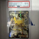2016 POKEMON XY BLACK STAR PROMO RED & BLUE COLL FULL ART/PIKACHU EX PSA 8