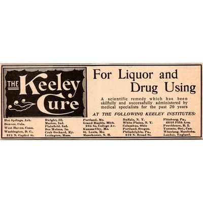 #ad #ad The Keeley Cure For Liquor amp; Drug Using Hot Springs AR 1909 Clipping SAH7 2 $27.00
