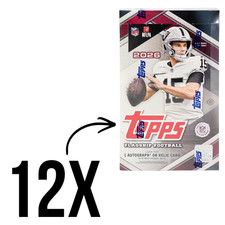 #845 2026 Topps Flagship Football 12X Hobby FULL CASE Break - eBay Live