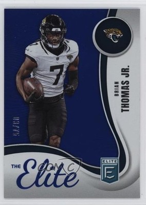 2025 Panini Donruss Elite The Elite Blue /75 Brian Thomas Jr #12 4f5