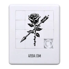 'Rose with Arrow' Sliding Puzzle (PZ00036474)