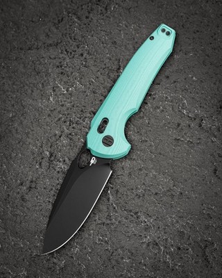 Bestech Knives Noctar Folding Knife 3.75'' 14C28N Steel Blade Green G10 Handle