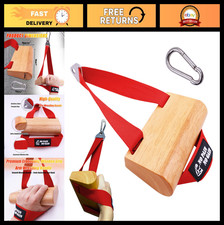 Ergonomic Arm Wrestling Handle - Wooden Grip, Wrist  Forearm Strength Trainer f