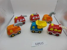 Vtech Go Go Smart Wheels Lights & Sounds Lot of 6 Emergency Vehicles Fire Truck