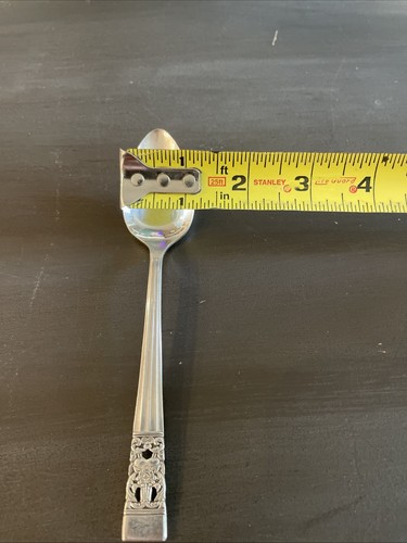 (4) Cucharas de té de 6” de café plateadas coronación de la comunidad Oneida de colección - Imagen 9 de 9