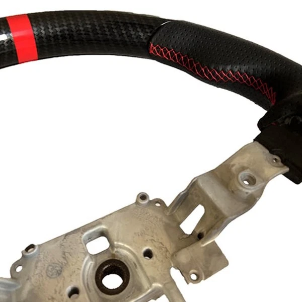 For Mazda MX-5 Miata 06-15 Steering Wheel 3-Spoke Enhanced Leather/Hydro Carbon - Image 4 of 4