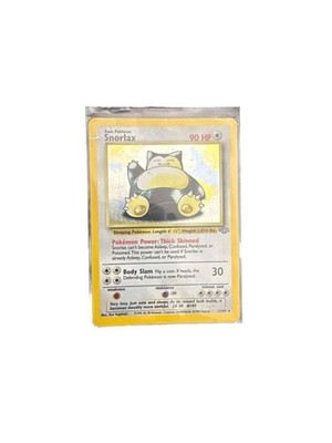 1999 snorlax pokemon card Jungle Holo #11/64 Rare Unlimited Edition All cards will be carefully packed for safe transit 1999 SNORLAX 1st Edition #27/64