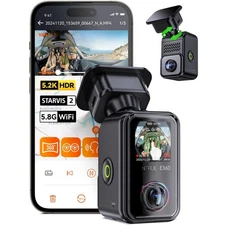 360° panoramic dashcam, HDR, front and built-in dashcam, touchscreen