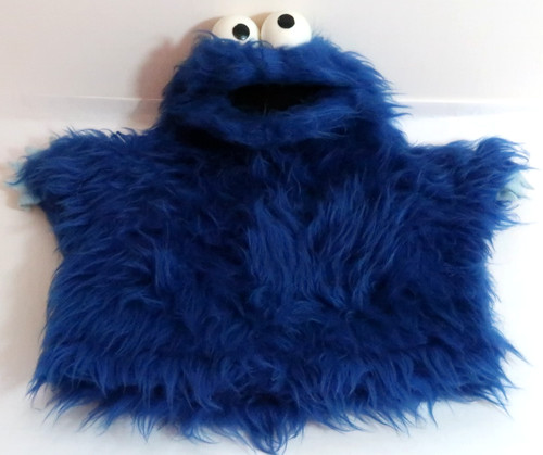 Vintage 1970's Jim Henson Sesame Street Cookie Monster Hand Muppet Puppet 12" H