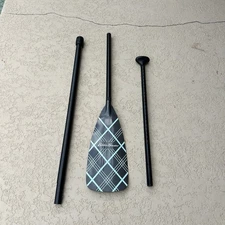 3-Piece Adjustable SUP Paddle –Lightweight Floating Aluminum Shaft (Eddie Bauer)