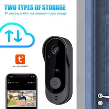 Wireless WiFi Video Doorbell Smart Phone Camera Door Bell Ring Intercom Security