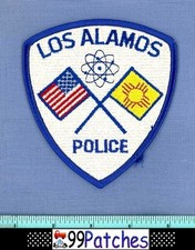 Listing image for LOS ALAMOS NEW MEXICO Police Shoulder Patch ATOMIC NUCLEAR INDIAN ZIA ART 6H