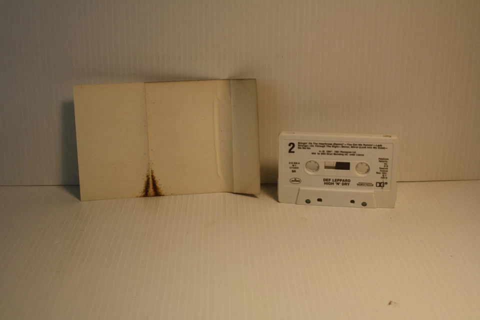 Def Leppard - High 'N' Dry (Cassette, 1984) BMG Tape Club C 143601, Tested - Image 3 of 3