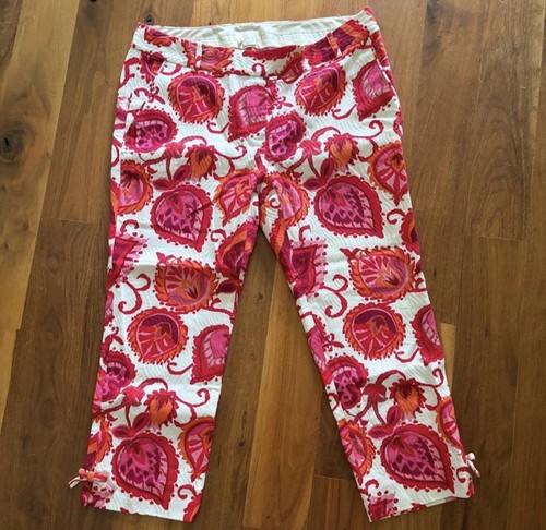 Kate Spade Paisley Ankle Pants Size 8