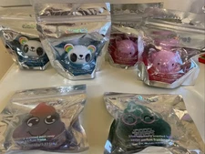 Claire’s Bath Soap Lot Of 6  Cherry , Strawberry, Blue Raspberry  Panda Pig Poop