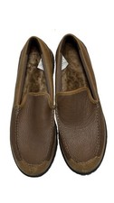 LL Bean Mens All Week Slipper Mocs Size 12 Fit 11.5/12 SoldOut Brown Shearling