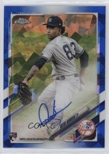 2021 Topps Chrome Sapphire Edition Rookie Auto Deivi Garcia #RA-DG Auto 13c1
