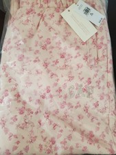 GAP LOVESHACKFANCY GIRLS XL 12 Pink Floral Sweatpants Joggers Youth Pants New