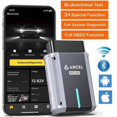 ANCEL Echo Bidirektionaler OBD2-Auto-Scanner   Alle Software kostenlos